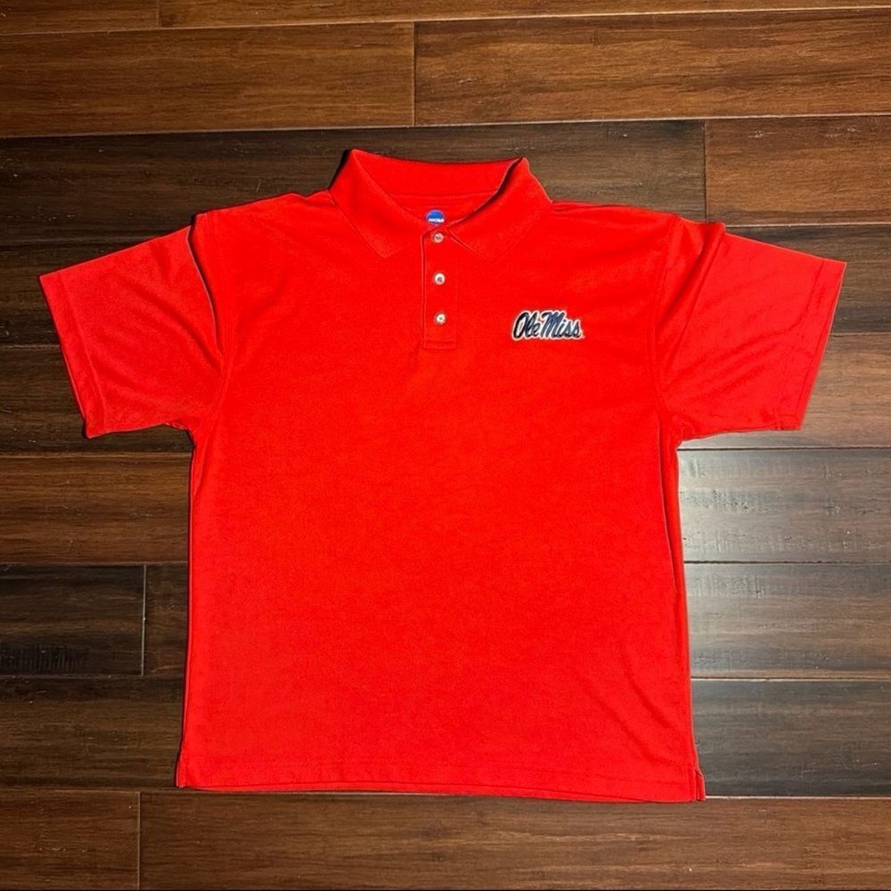 NCAA Bright Red Kids Polo Shirt